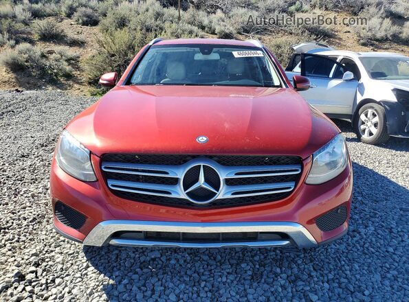 WDC0G4KBXGF016791 2016 MERCEDES-BENZ GLC-CLASS Red Rear view