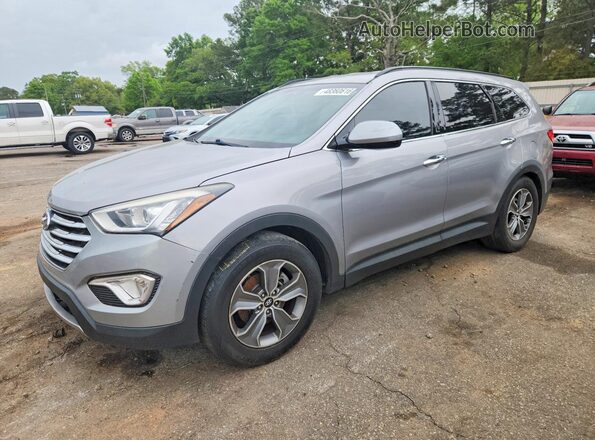 KM8SM4HF9GU145923 2016 HYUNDAI SANTA FE Серый Задняя левая четверть