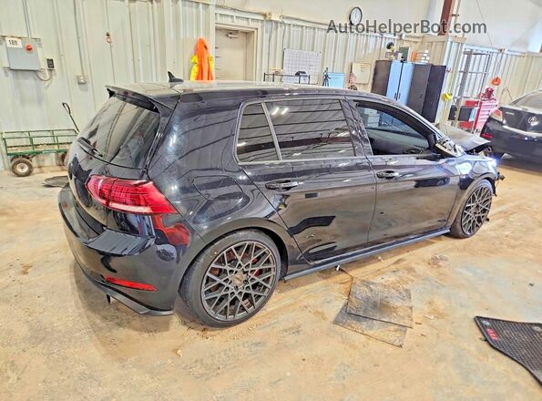 3VW6T7AU7MM000086 2021 VOLKSWAGEN GTI Black Передня права чверть