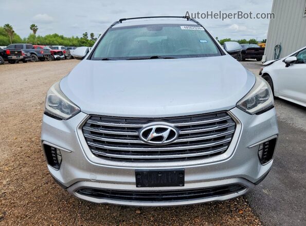 KM8SNDHF2HU251838 2017 HYUNDAI SANTA Silver 