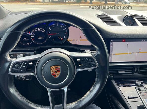 WP1AA2AY3KDA00814 2019 PORSCHE CAYENNE Blue Widok deski rozdzielczej