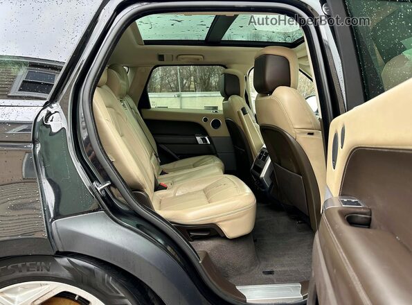 SALWR2RK2JA695716 2018 LAND ROVER RANGE ROVER Black წინა სალონის ხედი