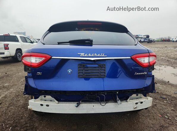 ZN661XUA1JX270526 2018 MASERATI LEVANTE Blue Widok wnętrza z przodu