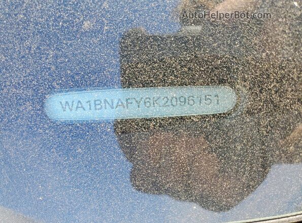 WA1BNAFY6K2096151 2019 AUDI Q5 Gray Вид наклейки з VIN-кодом