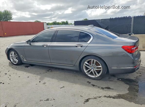 WBA7F2C57GGE12319 2016 BMW 7 SERIES Gray Հետևի աջ