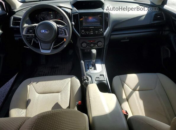 4S3GTAB63N3708665 2022 SUBARU IMPREZA Red Vista del cuadro de instrumentos