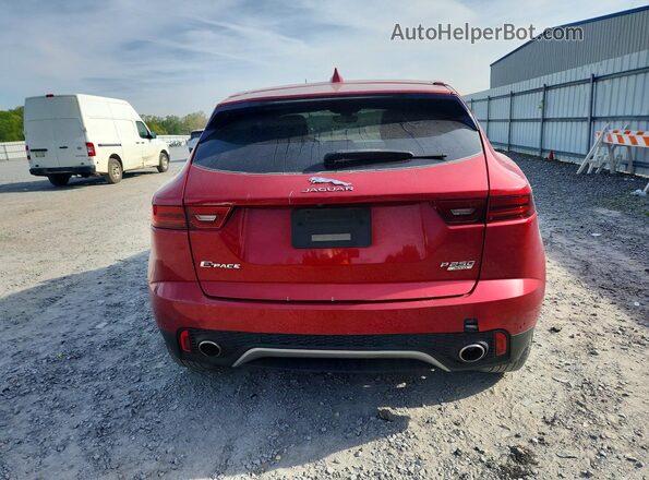 SADFP2FX2K1Z66812 2019 JAGUAR E-PACE Красный Вид салона спереди