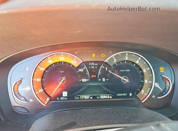 WBAJA7C56KWW06725 2019 BMW 7 SERIES Gray 