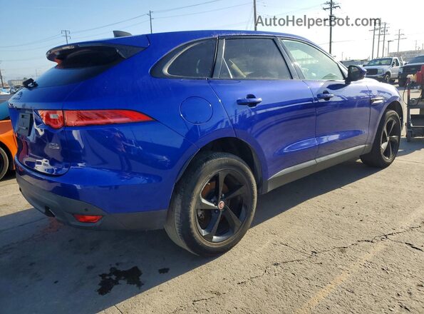 SADCJ2FX8LA633102 2020 JAGUAR F-PACE Blue Front right