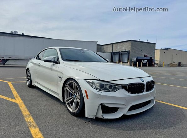 WBS3U9C57GP969947 2016 BMW M4 White Rear left