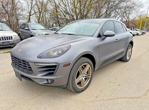 WP1AB2A57GLB45029 2016 PORSCHE MACAN Gray უკანა მარჯვენა