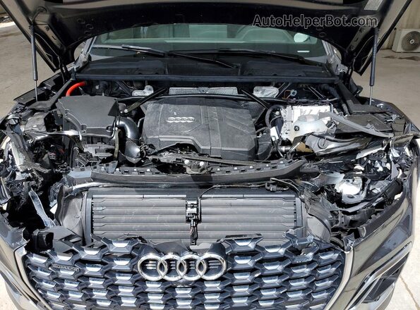 WA14AAFY8P2036626 2023 AUDI Q5 Black Вид наклейки з VIN-кодом