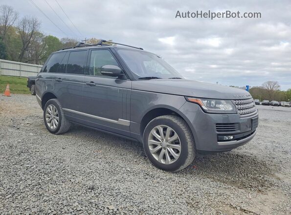 SALGS2KF8GA247088 2016 LAND ROVER RANGE ROVER Серый Вид спереди