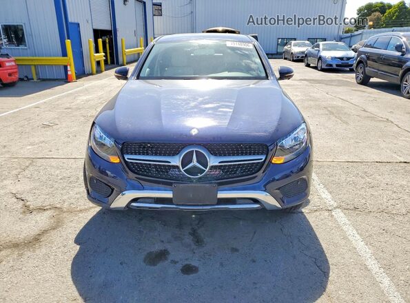 WDC0J4KB6HF157618 2017 MERCEDES-BENZ GLC-CLASS Blue Вид ззаду