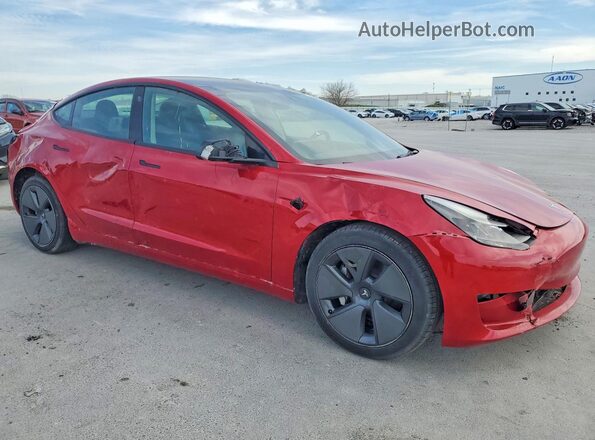 5YJ3E1EA9PF466561 2023 TESLA MODEL 3 Red 