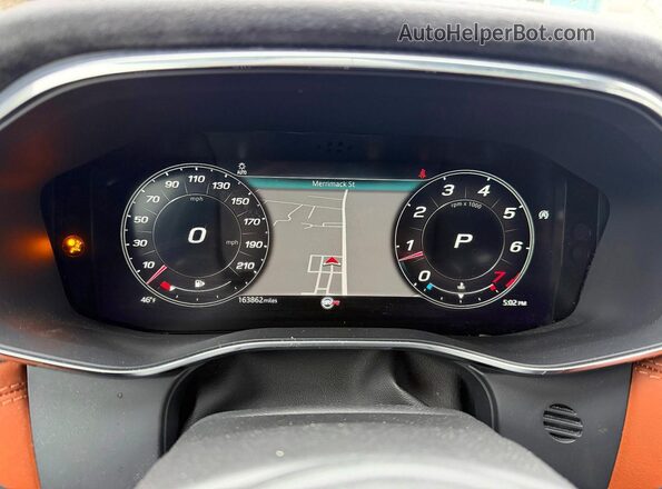 SADCZ2EE4NA694815 2022 JAGUAR F-PACE Black Առջևի վահանակի տեսք