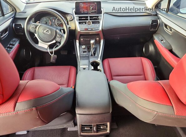 JTJDARBZ3M5029044 2021 LEXUS NX White Widok zestawu wskaźników