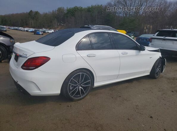 55SWF6EB8KU300135 2019 MERCEDES-BENZ AMG White წინა მარჯვენა