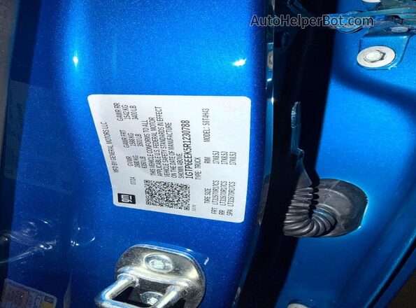 1GTP6EEK5R1230788 2024 GMC CANYON Blue Rear interior view