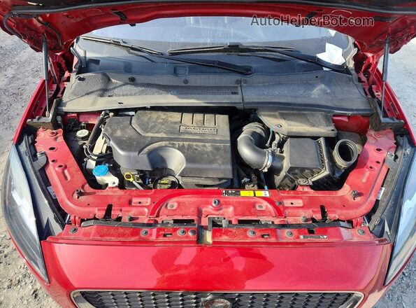 SADFP2FX2K1Z66812 2019 JAGUAR E-PACE Красный Вид наклейки с VIN-кодом