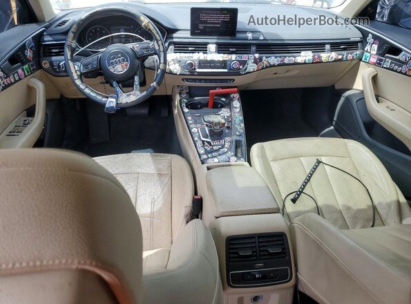 WAUGMAF46HN049525 2017 AUDI OTHER Black ხელსაწყოთა პანელის ხედი