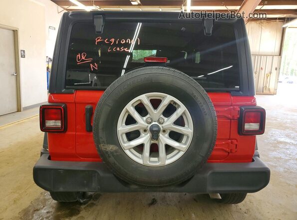 1C4GJXAN9PW636373 2023 JEEP WRANGLER Red 