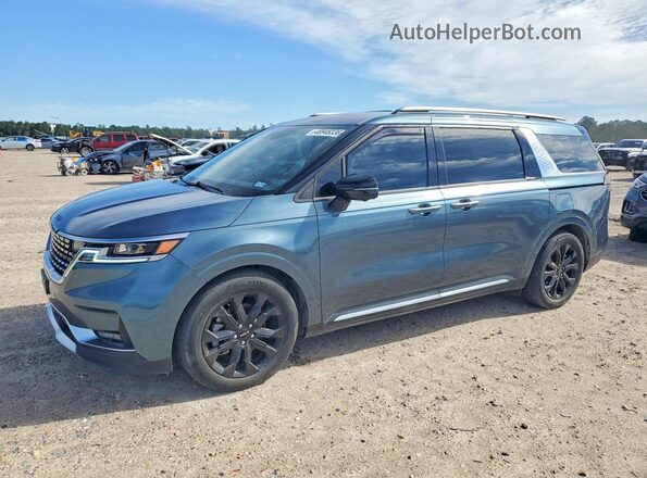 KNDNE5H35N6146160 2022 KIA CARNIVAL Blue Задня ліва чверть