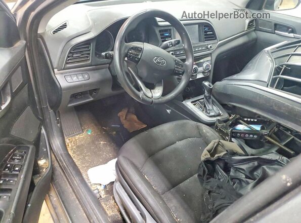 5NPD84LF0KH470777 2019 HYUNDAI ELANTRA Gray Widok zestawu wskaźników