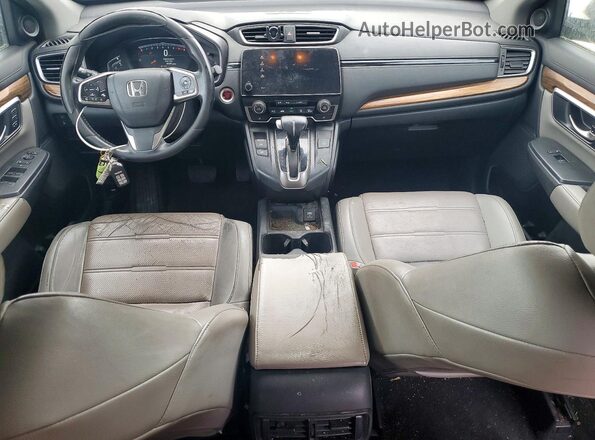 7FARW1H89HE016589 2017 HONDA CR-V Gray ხელსაწყოთა პანელის ხედი