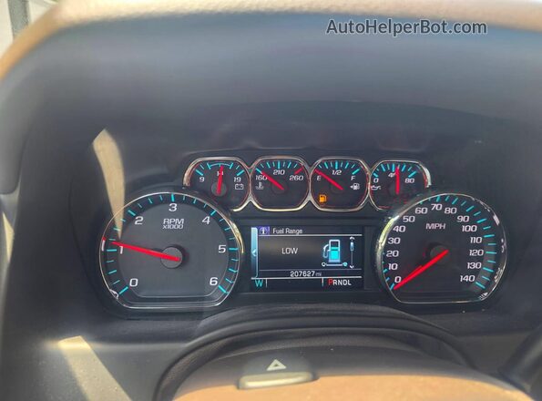 1GKS1GKC5LR286809 2020 GMC YUKON White ხელსაწყოთა პანელის ხედი