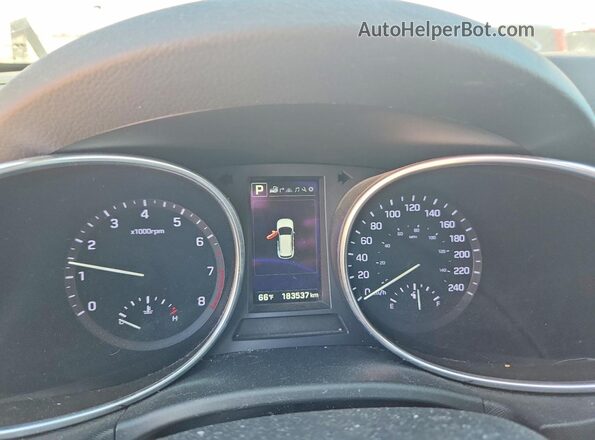 KM8SNDHF1HU241012 2017 HYUNDAI SANTA FE White 