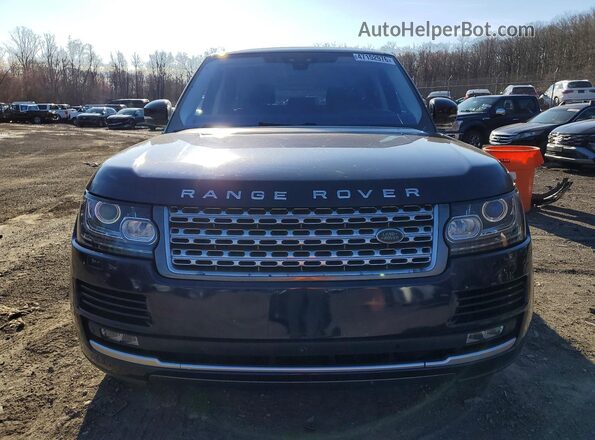 SALGS2FVXHA374475 2017 LAND ROVER RANGE Синий Вид сзади