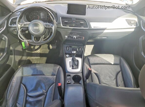 WA1ECCFS3HR017481 2017 AUDI Q3 Black Vista del cuadro de instrumentos