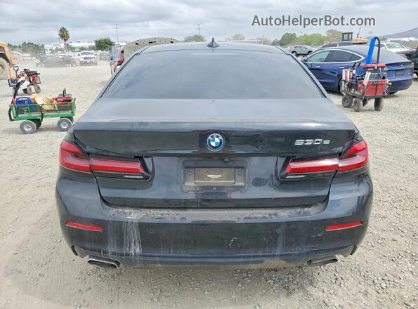 WBA13AG07NCK52211 2022 BMW 5 SERIES Black Вид салону спереду