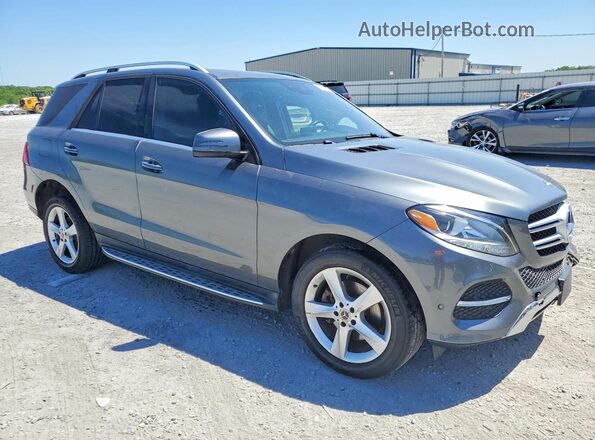 4JGDA5HB1JB045595 2018 MERCEDES-BENZ GLE Gray Передня права чверть