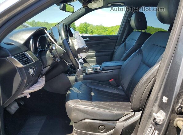 4JGDA5HB1JB045595 2018 MERCEDES-BENZ GLE Gray Вид салону спереду
