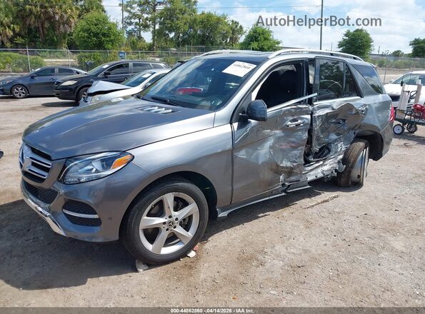 4JGDA5HB2JB157080 2018 MERCEDES-BENZ GLE 350 Gray Передня ліва чверть