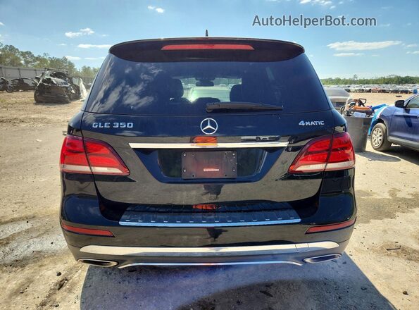 4JGDA5HB4GA756867 2016 MERCEDES-BENZ GLE Black Вид ззаду