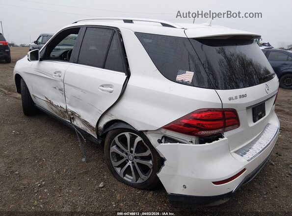 4JGDA5HB5HA894080 2017 MERCEDES-BENZ GLE 350 White Widok z przodu