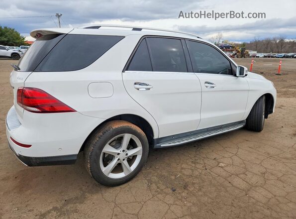 4JGDA5HB8GA698049 2016 MERCEDES-BENZ GLE Белый Задняя правая четверть
