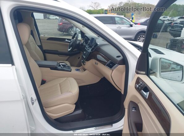 4JGDA5HB8JB011329 2018 MERCEDES-BENZ GLE 350 White Widok wnętrza z przodu