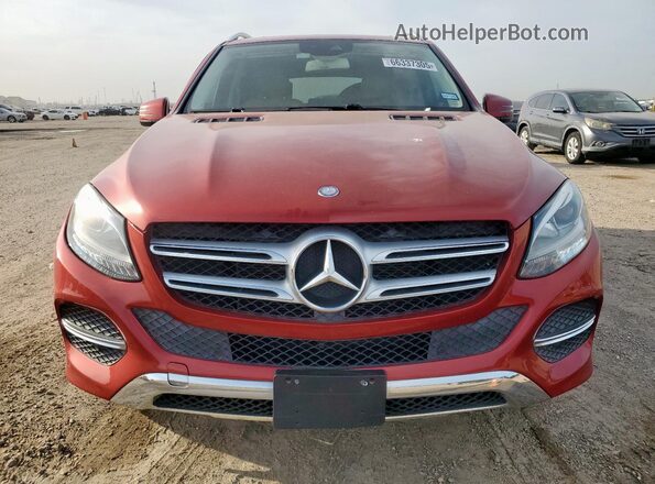 4JGDA5JB2GA682570 2016 MERCEDES-BENZ GLE Red Դիմացի տեսք