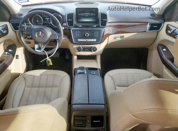 4JGDA5JB2GA682570 2016 MERCEDES-BENZ GLE Red Առջևի վահանակի տեսք