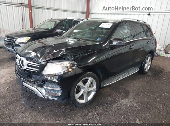 4JGDA5JB5JB164437 2018 MERCEDES-BENZ GLE 350 Black Передня ліва чверть
