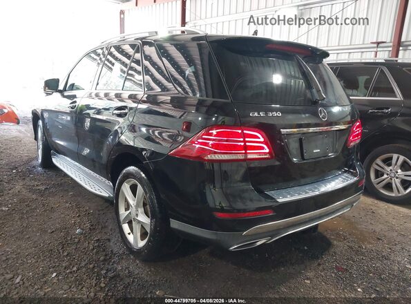4JGDA5JB5JB164437 2018 MERCEDES-BENZ GLE 350 Black Задня ліва чверть