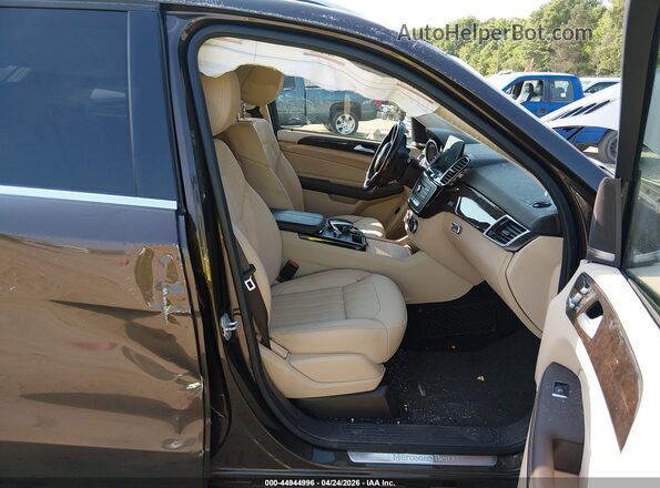 4JGDA5JB6GA788214 2016 MERCEDES-BENZ GLE 350 Коричневый Вид салона спереди