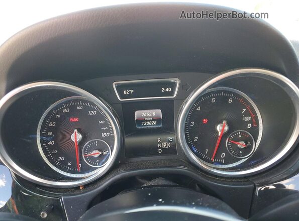 4JGDA5JB6JB041715 2018 MERCEDES-BENZ GLE White Вид щитка приладів