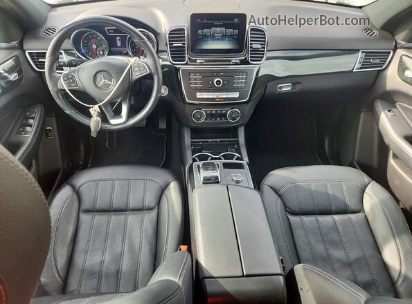 4JGDA5JB6JB165533 2018 MERCEDES-BENZ GLE White Вид панелі приладів
