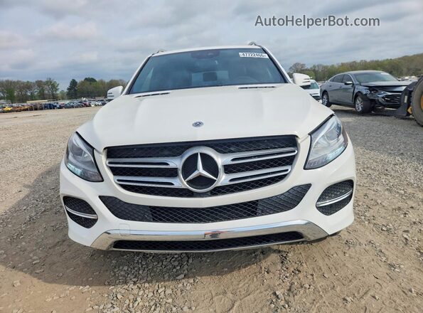 4JGDA5JB6JB165533 2018 MERCEDES-BENZ GLE White Вид спереду
