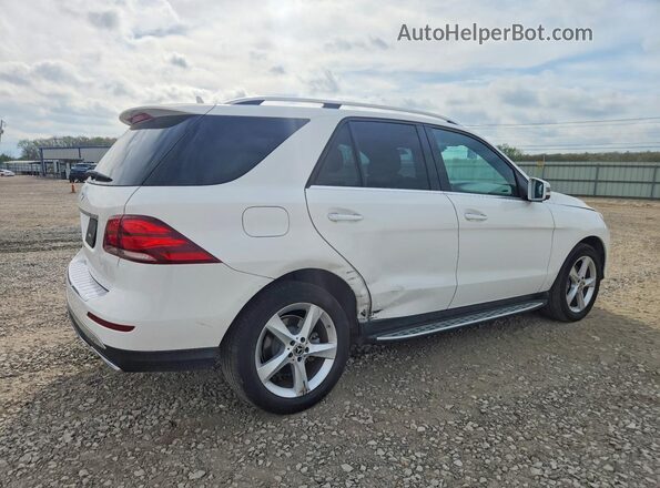 4JGDA5JB6JB165533 2018 MERCEDES-BENZ GLE White Задня права чверть